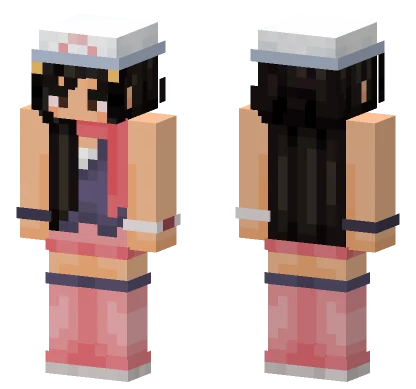 Pokemon Dawn Caroline Kwan Minecraft skin