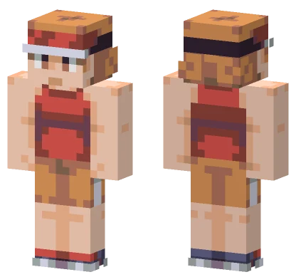 Pokemon DPPT Cyclist F Minecraft skin