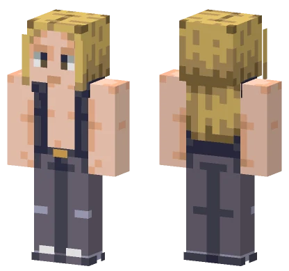 Pokemon DPPt Guitarist Minecraft skin