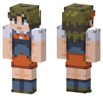 Pokemon DPPT Lass Minecraft skin