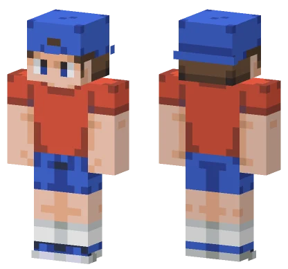 Pokemon DPPT Youngster Minecraft skin