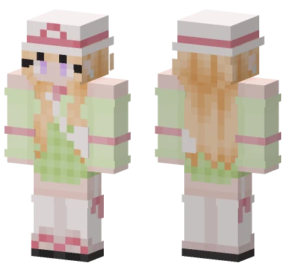 Pokemon Girl Pastel Minecraft skin