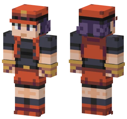 Pokemon Ranger F Minecraft skin