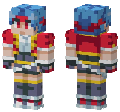 Pokemon Ranger Solana Minecraft skin
