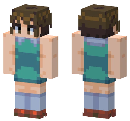 Pokemon School Kid F Minecraft skin