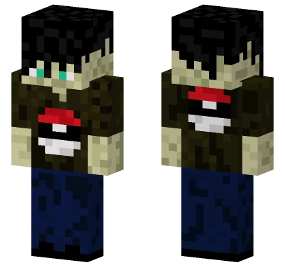 Pokemon Trainer Minecraft skin