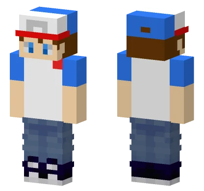 Pokemon Trainer Minecraft skin