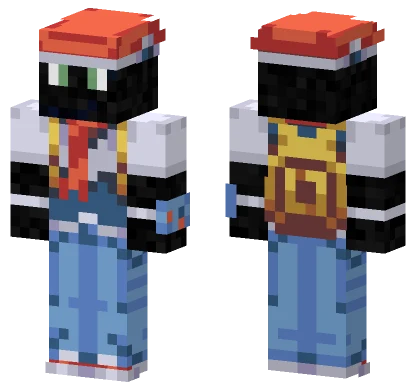 Pokemon Trainer Red Minecraft skin