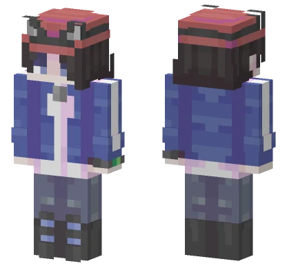 Pokemon XY Player Minecraft skin