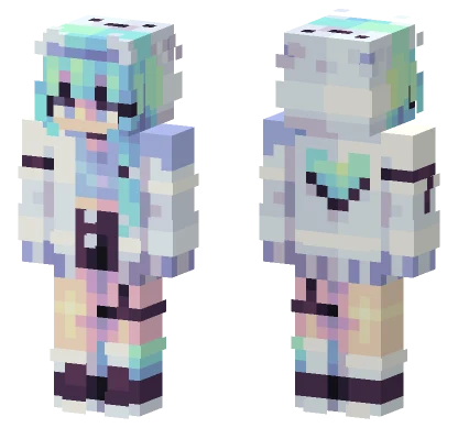 Polar Bear Icee Minecraft skin