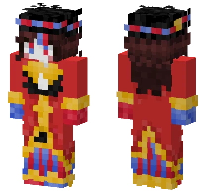 Pomni Caine TADC Minecraft skin