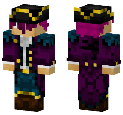 Ponk Pirate Witch Minecraft skin