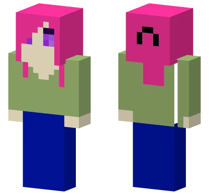 Ponytail Girl Minecraft skin