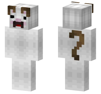 Popcat Minecraft skin