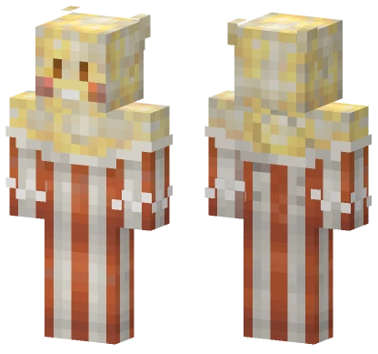 Popcorn Girl Minecraft skin