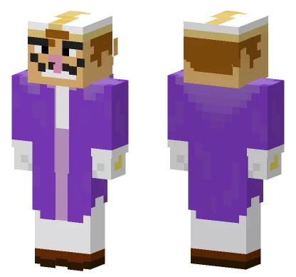 Pope Waluigi Minecraft skin