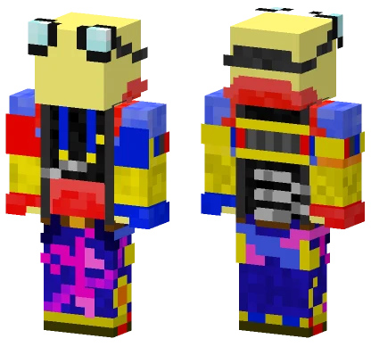 Poppy Playtime Custom Player Minecraft skin