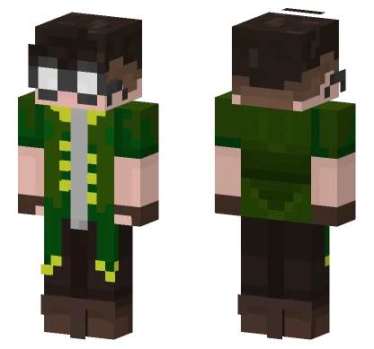 Porthioz Green Jacket Minecraft skin