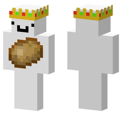 Potato King Minecraft skin