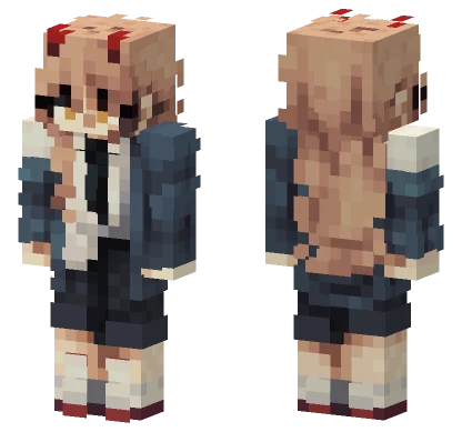 Power Chainsaw Man Minecraft skin