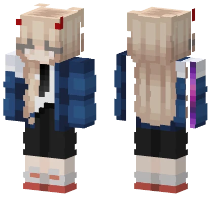 Power Chainsaw Man Minecraft skin