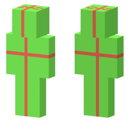 Present Green Skin Minecraft skin