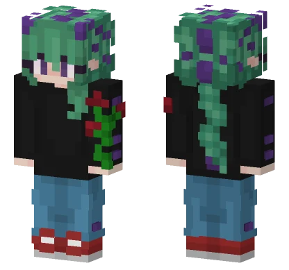 Pretty Flowers Stego Minecraft skin
