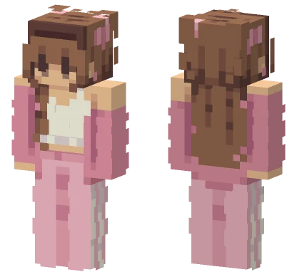 Pretty In Pink Minecraft skin