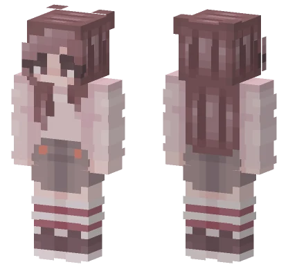 Pretty Pink Clouds Minecraft skin