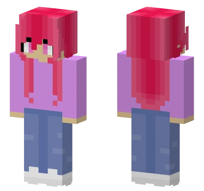 Pretty Pink Girl Minecraft skin