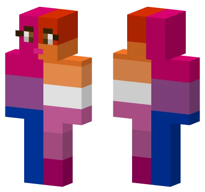 Pride Flag Outfit Minecraft skin
