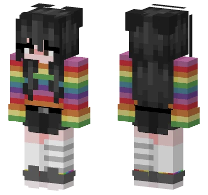 Pride Rainbow Skin Minecraft skin