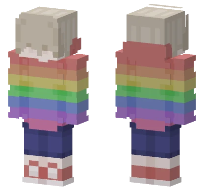 Pride Rainbow Skin Minecraft skin