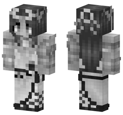 Priestess Statue Minecraft skin