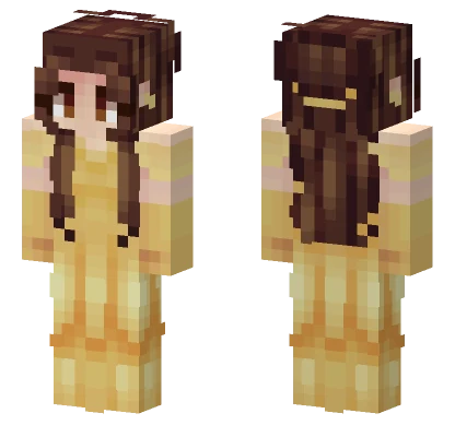 Princess Belle Minecraft skin