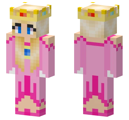 Princess Peach Minecraft skin