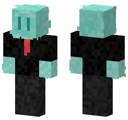 Prismarine Fancy Man Minecraft skin