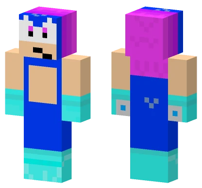 Prismatic Sonic Prime Minecraft skin