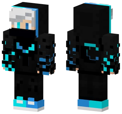 Procrown Blue Flames Minecraft skin