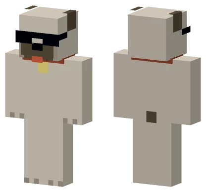 Pug Dog Minecraft skin