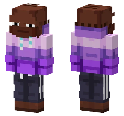 Puhbert3783 Purple Hoodie Minecraft skin