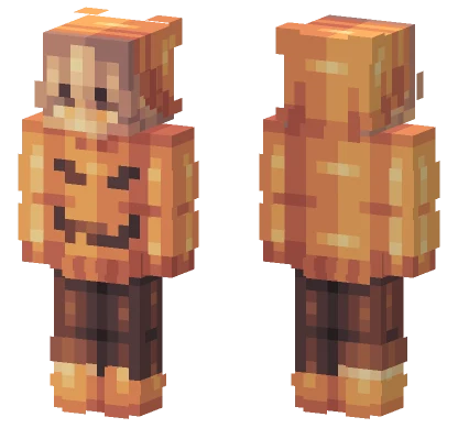Pumpkin Male Minecraft skin