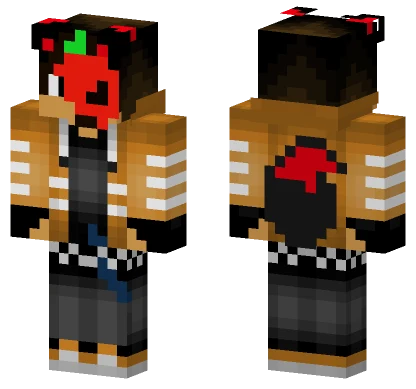 Pumpkin Mask Furry Minecraft skin