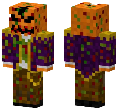 Pumpkin Pirate Minecraft skin