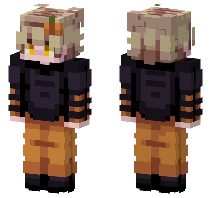 Pumpkin Twin Boy Minecraft skin