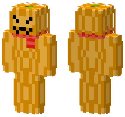 Pumpkin With Scarf Minecraft skin