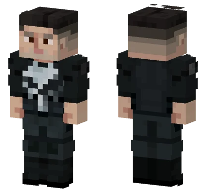 Punisher Frank Castle Daredevil Minecraft skin