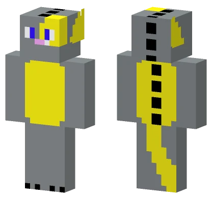 Pup's Super Metal Dino Mode Minecraft skin