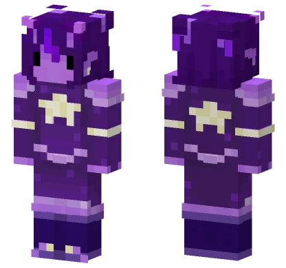 Purple Alien Reupload Minecraft skin