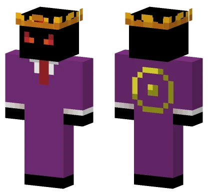 Purple Alligator Hat Minecraft skin